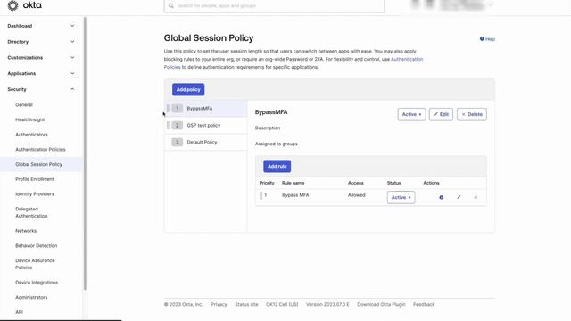 Bypass MFA for a Specific Set of Users | Okta Support смотреть онлайн