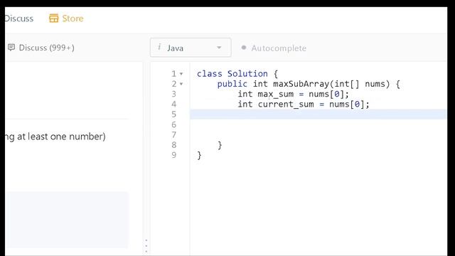 Kadane's Algorithm Maximum sum subarray. смотреть онлайн