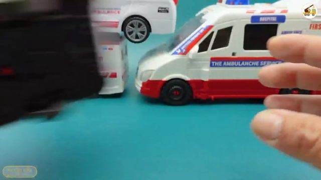 救急車おもちゃの車、パトカー、救急車、緊急サイレン、金属とプラスチック製のドア開閉音付き救急車おもちゃの車.Ambulance toy cars, police cars, ambulanceA48 смотреть онлайн