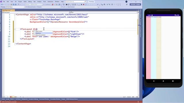 Flex Layout in .NET MAUI смотреть онлайн