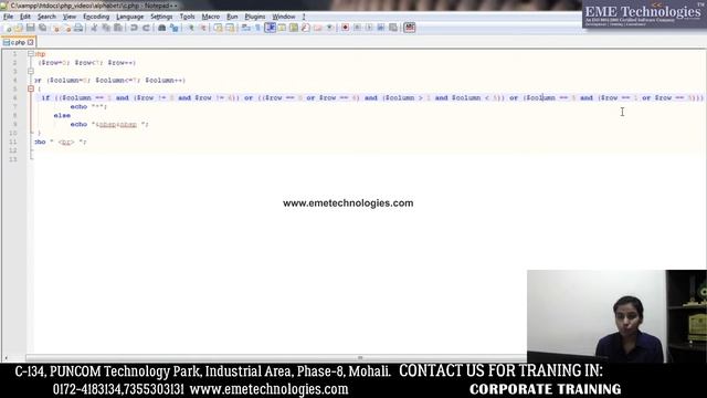 Write a PHP Program to Print Alphabet Pattern 'C' смотреть онлайн