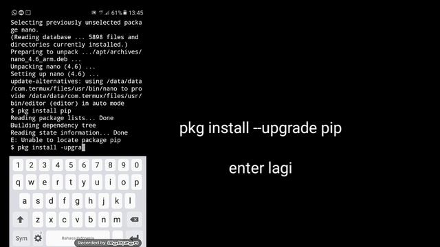 Installasi Termux Pertama Kali Untuk Pemula смотреть онлайн