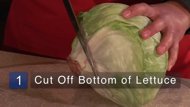 Cooking Tips : How to Cut Lettuce for Lettuce Wraps смотреть онлайн