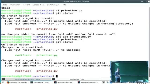 EuroSciPy 2017: Git смотреть онлайн