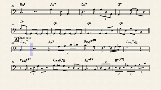 Moon River – Henry Mancini (Dave Holland Bass line & solo) смотреть онлайн