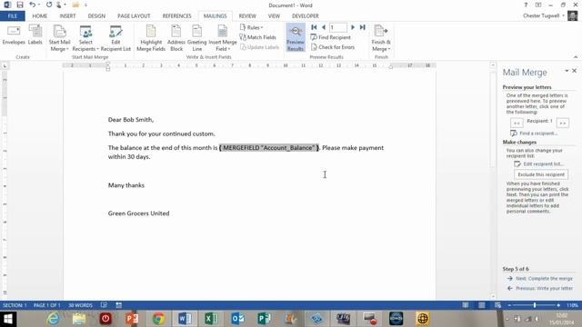 How to Apply Currency Format to a Mail Merge Field смотреть онлайн