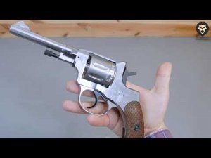 Пневматический револьвер Gletcher NGT Silver (Наган)
