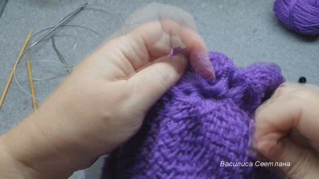 Закрытие петель верха шапки /СветланаСК смотреть онлайн