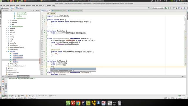 Урок Java 288: Patterns 21: Mediator смотреть онлайн