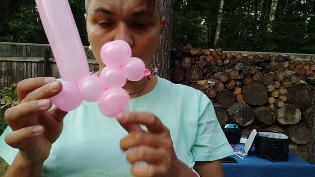 Как сделать мышку из длинного шарика смотреть онлайн