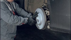 Замена задних тормозных колодок и дисков Audi A6