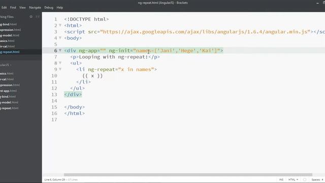 AngularJS ng-repeat Directive - AngularJS Tutorials in Hindi смотреть онлайн