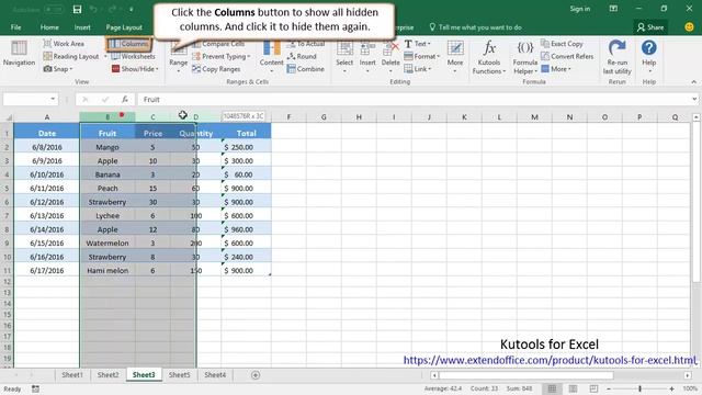 How to use a button to show hide columns in Excel? смотреть онлайн