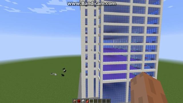 Как построить огромный отель в minecraft с помощью командного блока (12 этажей) смотреть онлайн