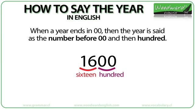How to say the YEAR in English смотреть онлайн
