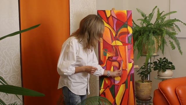 Портрет. Кубизм. Инга Радужная смотреть онлайн