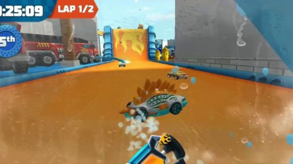 Hot Wheels Unlimited Random Tracks Challenge Dino Rider White Motosaurus Stunt Race Android IOS Gam