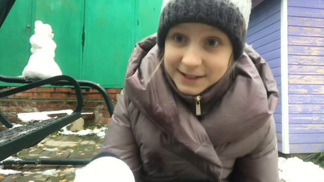 Влог на ДАЧЕ!Начало КАНИКУЛ!🥳Выпал снег!?☃️❄️ | Вера_ареВ | смотреть онлайн