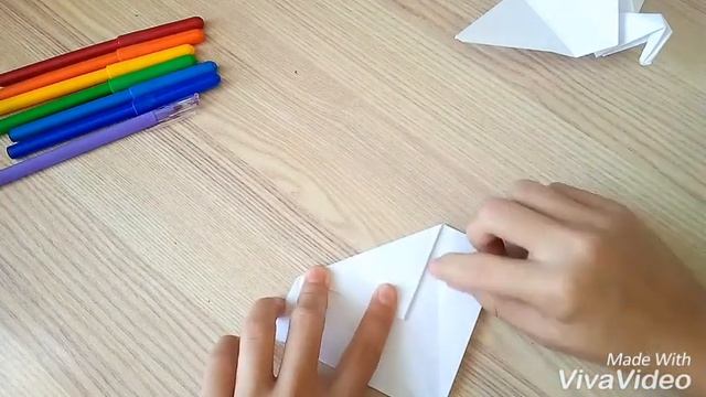 Журавлик оригами . Самый простой и быстрый способ) смотреть онлайн