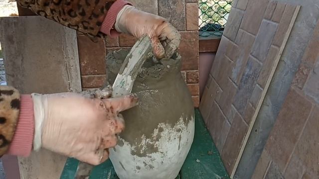 ГОРШОК на Воздушном Шаре из Цемента и Ткани // ГЛЕЧИК Своими Руками смотреть онлайн