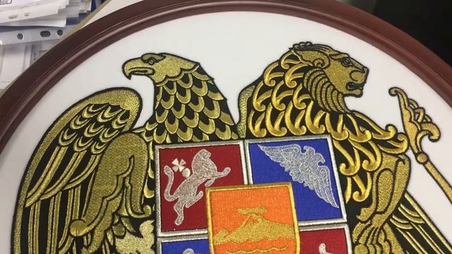 Флаг.ру Герб Армении, вышивка. Для Маркосяна Артака Гарниковича Эстелайт. смотреть онлайн