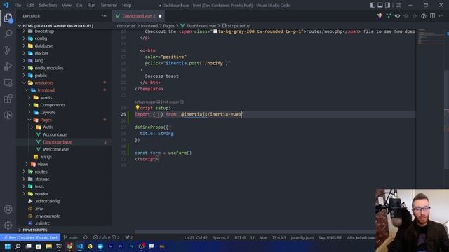 O melhor Starter Kit para Laravel? Vite, Vue 3, Inertia.js e mais! смотреть онлайн