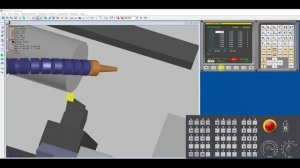 Привязка токарного инструмента стойка FANUC (симуляция токарной обработки в SSCNC)