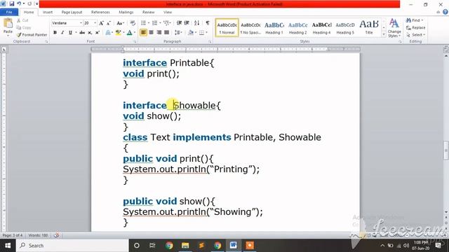 Interface in java with Example || How can achieve multiple inheritance in java || In Hindi смотреть онлайн