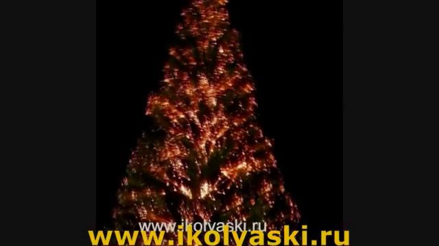 елка световод Кристалл, Fiber Optic Christmas Tree Crystal смотреть онлайн