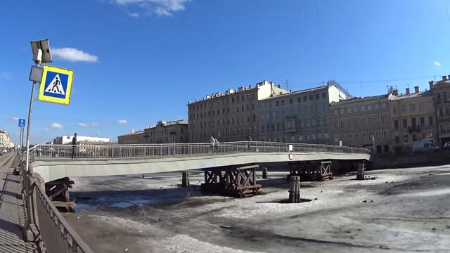 Прогулка по набережной реки Фонтанка! г. Санкт-Петербург, 29 марта 2021 г. Яркий, солнечный день !! смотреть онлайн