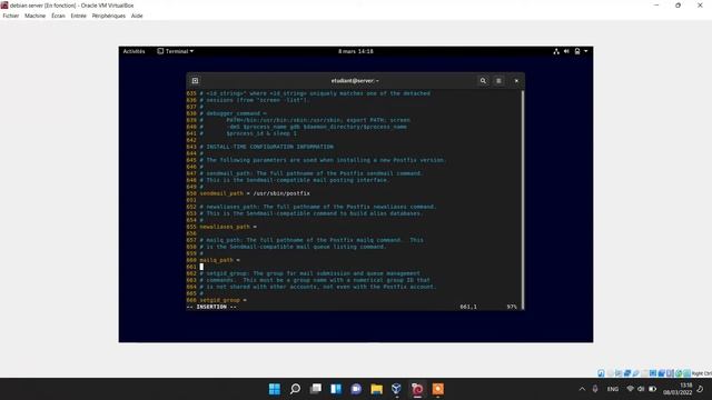 Configuration de Postfix sous Debian 11 смотреть онлайн