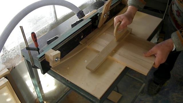 Изготовление мебельной филенки. The production of door panel смотреть онлайн