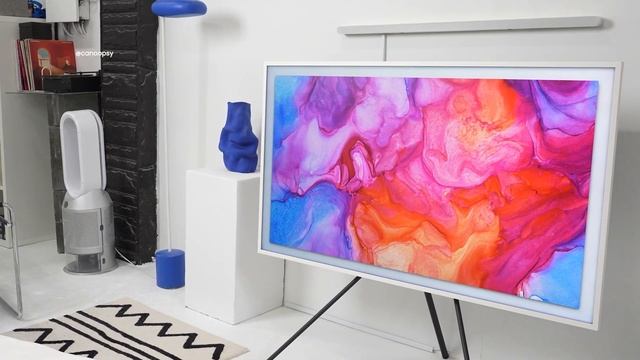 A look at Samsung's The Frame TV paired with The Ultra Slim Soundbar by Canoopsy смотреть онлайн