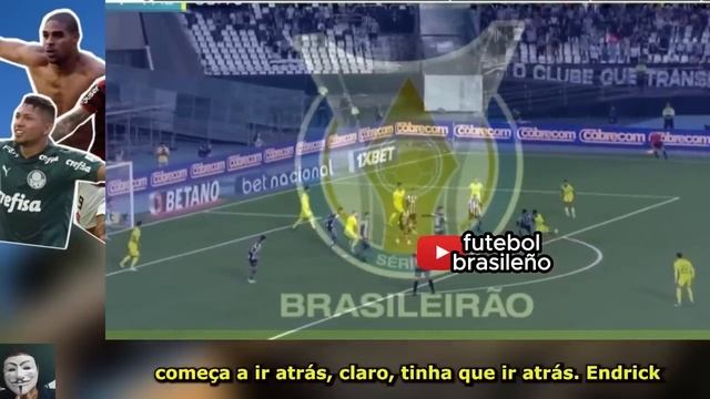ARGENTINOS FORAM AO DELÍRIO COM JOGAÇO BOTAFOGO 3X4 PALMEIRAS E TAMBÉM COM ENDRICK смотреть онлайн