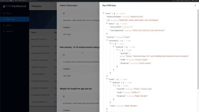 FHIR React Dashboard Quick Demo смотреть онлайн