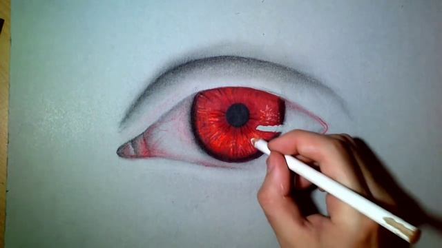 Realistic Vampire Eye : Drawing Time Lapse смотреть онлайн