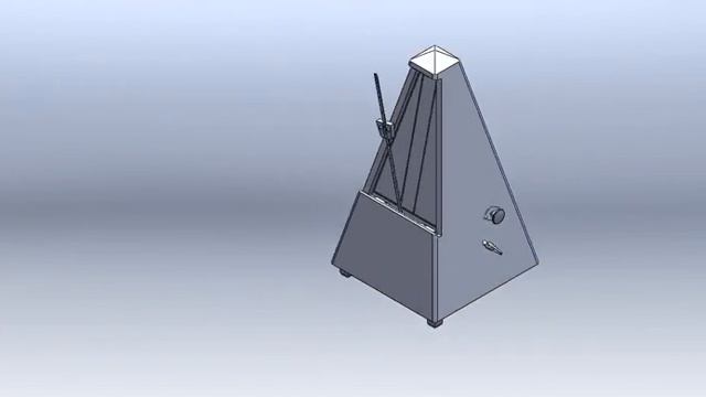 Solidworks Project CAD - Metronome Animation смотреть онлайн