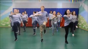 флешмоб «Армейская зарядка»  детский сад «БРУСНИЧКА»