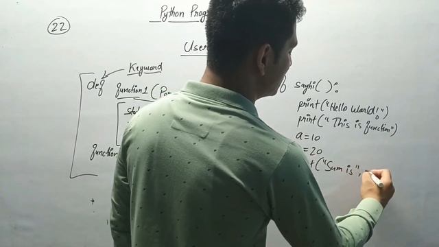 User defined function in Python | Module Functions | Python Programming #22 смотреть онлайн