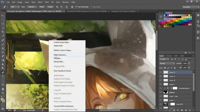 Tutorial Photoshop GFX anime PC смотреть онлайн