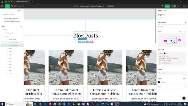 Figma. Размеры и отступы в Figma.