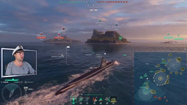 BALAO: ПОДВОДНАЯ ЛОДКА США X УРОВНЯ | ДЛЯ НОВИЧКОВ | КАК ИГРАТЬ НА ПОДЛОДКАХ | WORLD OF WARSHIPS смотреть онлайн