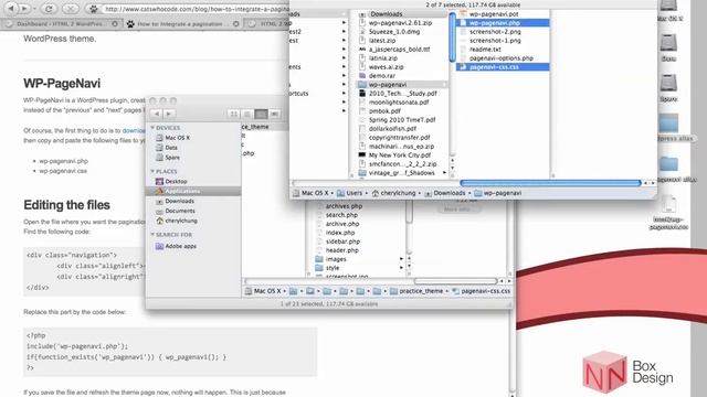 WordPress Tutorial: Pagination Code Snippet 1/2 [HTML2WP screencast] смотреть онлайн
