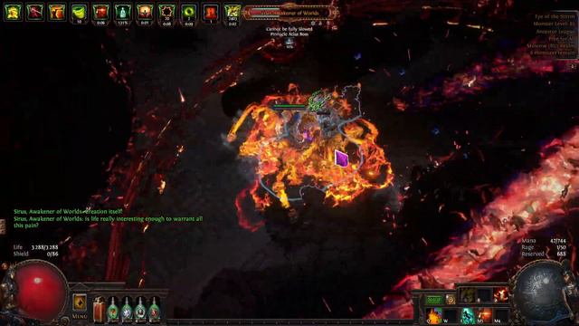 Это танк? 300 мса? И милишник... Оно живое. Molten Strike Deadeye билд POE 3.22