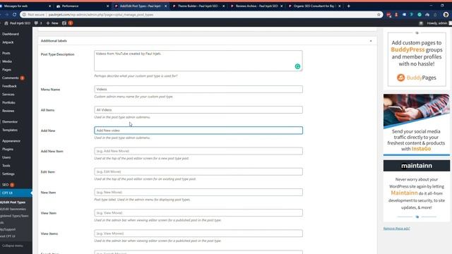 How To Create Custom Post Types on WordPress Elementor in 2020 смотреть онлайн
