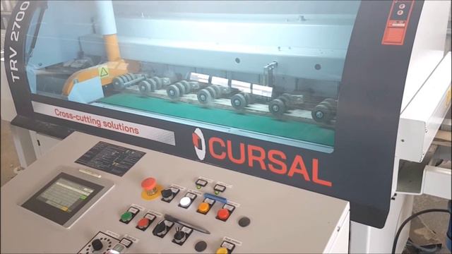 CURSAL Belt feeding optimizing crosscut saw TRV 2700 EB_280 смотреть онлайн