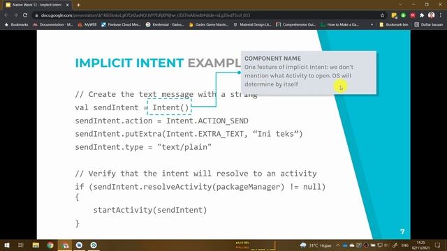 NMP 12-1: Implicit Intent (1) смотреть онлайн