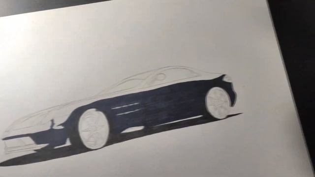 Mercedes-Benz SLR McLaren / Bull № 2 в чёрном списке #drawing #cardrawing #draw #art #sketch смотреть онлайн