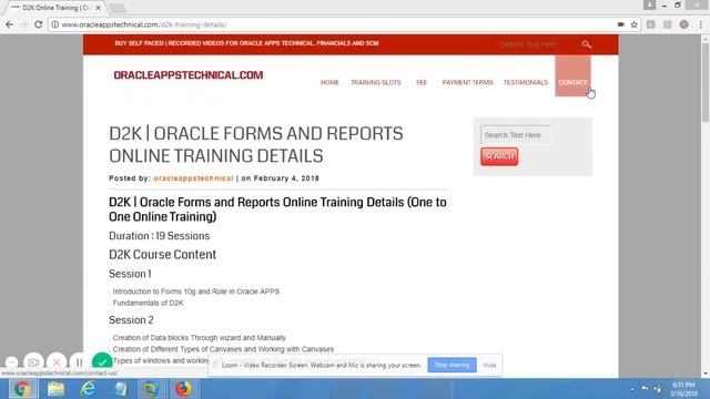 Oracle D2K Demo Session1-Oracle D2K|Forms & Reports 10g Tutorial Training Videos Published on Udemy смотреть онлайн