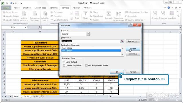 Comment utiliser des données sur plusieurs feuilles Excel 2010 ? смотреть онлайн